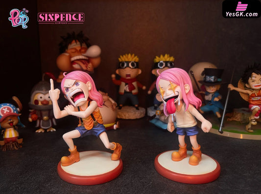 One Piece Little Bonney Series Statue - Six Pence Studio & Pop [Pre-Order] Deposit / Middle Finger