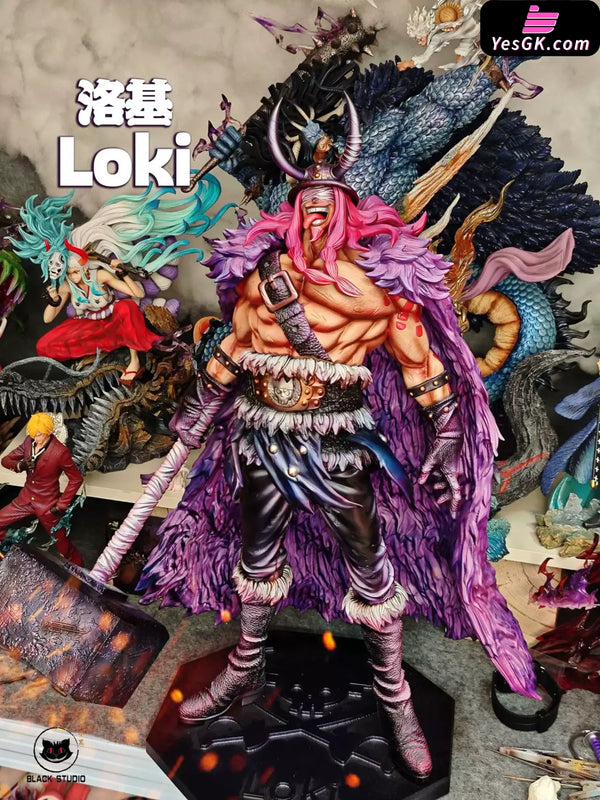 One Piece Loki & Ragnir GK Statue - Black Studio [Pre-Order Closed] - One Piece