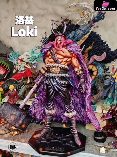 One Piece Loki & Ragnir GK Statue - Black Studio [Pre-Order Closed] - One Piece