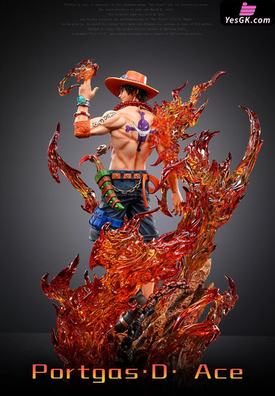 One Piece Looking Back At Portgas D. Ace Resin Statue - Lx Studio [Pre-Order] Full Payment /