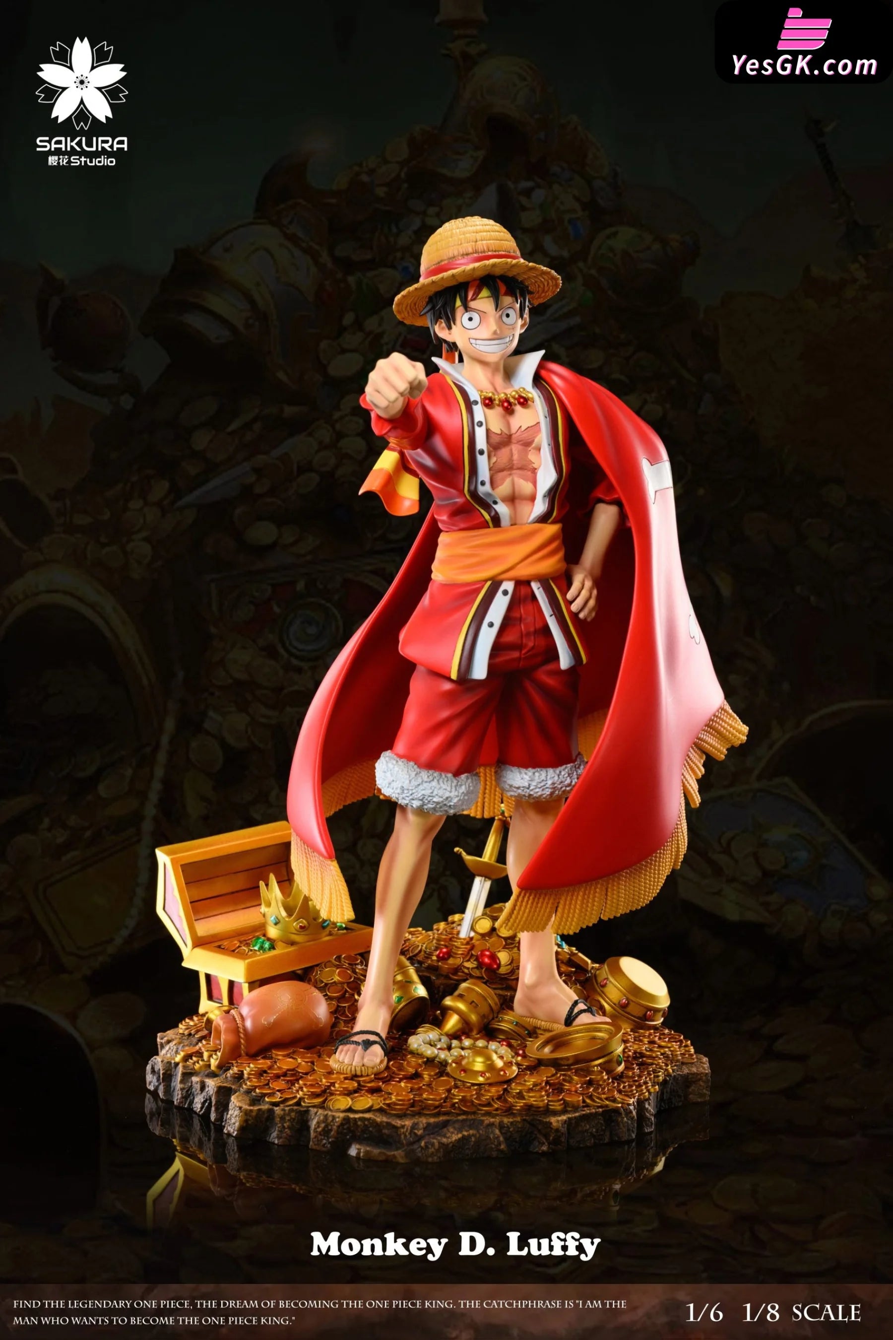 One Piece Luffy #1 Statue - Sakura Studio [Pre-Order] Deposit / 1/6 Scale