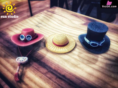 One Piece Luffy Ace Sabo Hats GK Statue - Sun Studio [In-Stock] Full Payment One Piece