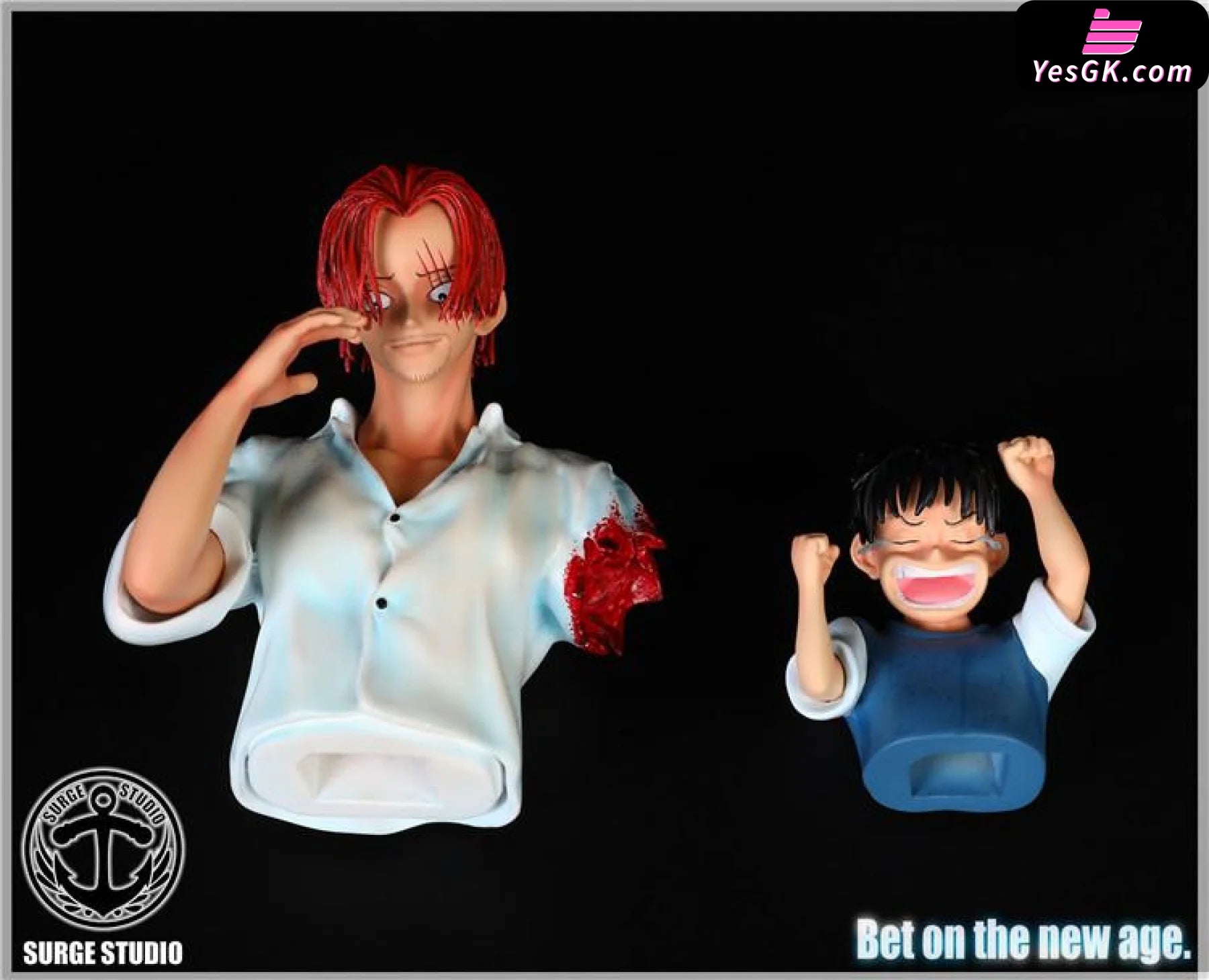 One Piece Luffy And Shanks Resin Statue - Surge Studio [In Stock] Onepiece