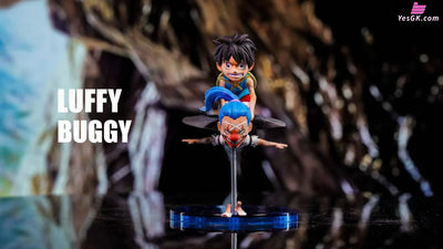 One Piece Luffy & Buggy WCF GK Statue - One Piece Studio [In-Stock] Full Payment / Blue Base One Piece
