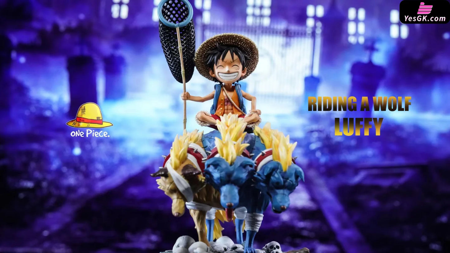 One Piece Luffy Companion Series #9 ’Three Heads Of Wolf & Luffy’ Statue - Studio [Pre-Order]