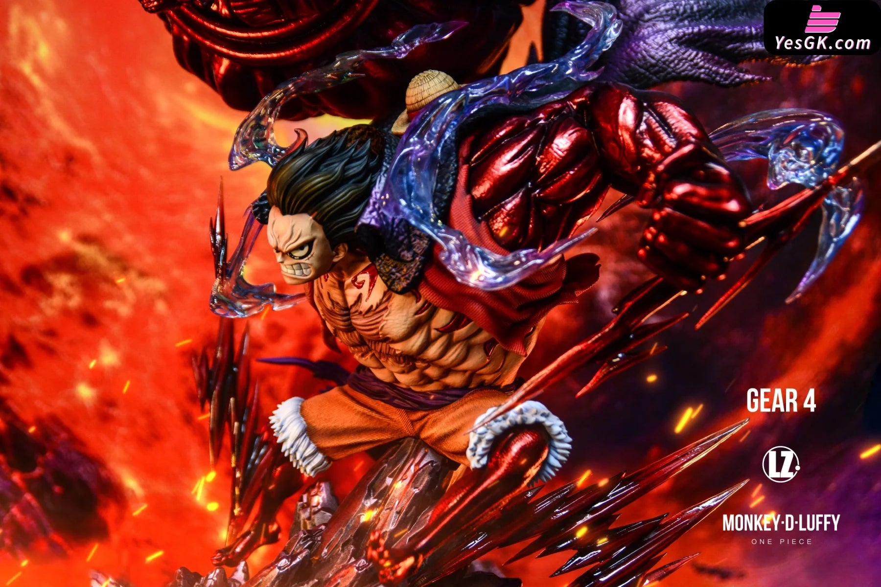 luffy gear 4 statue One Piece Luffy Gear 4 Statue