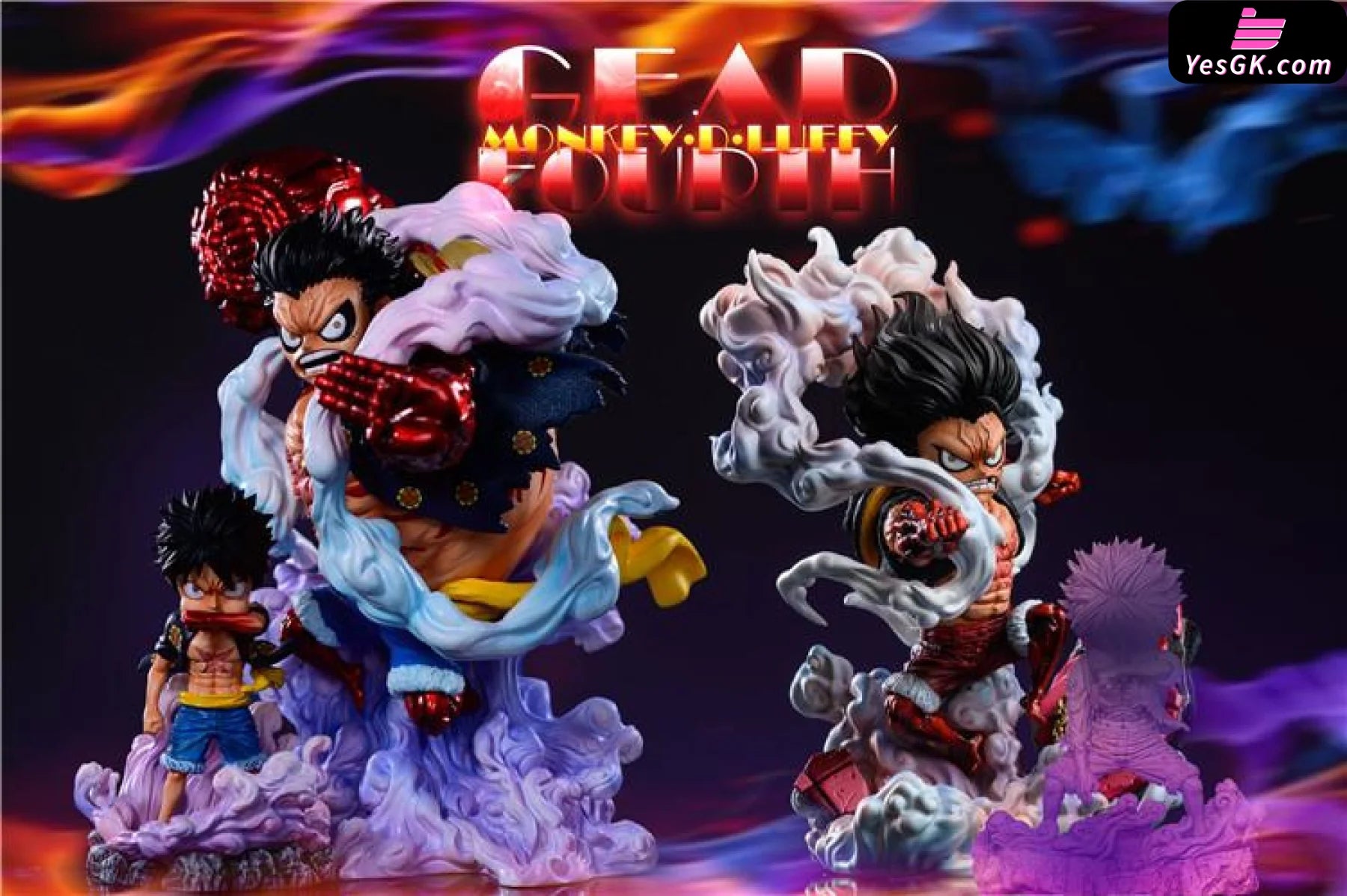 One Piece Luffy Gear Fourth Snake Man Resin Statue - League Studio [In ...