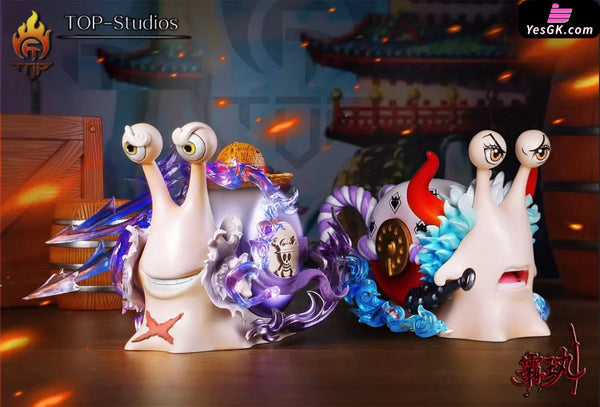 One Piece Luffy Nika & Yamato Transponder Snail GK Statue - TOP Studio [In-Stock] - Full Payment - One Piece