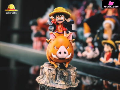 One Piece Luffy Riding Pig WCF GK Statue - One Piece Studio [In-Stock] - Full Payment / Platform Version - One Piece