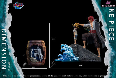 One Piece Luffy & Shanks GK Statue - NTWO Studio [In-Stock] One Piece