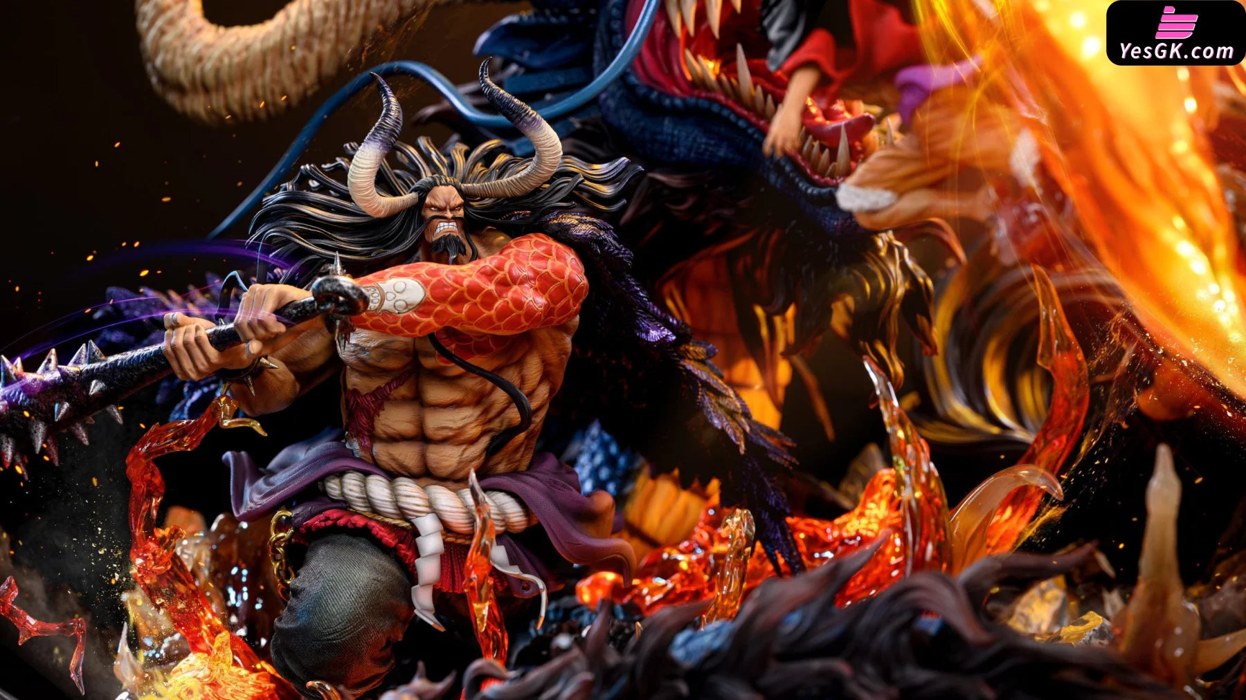 One Piece Luffy Vs Dragon Kaido Statue - Ventus Studio [Pre-Order]