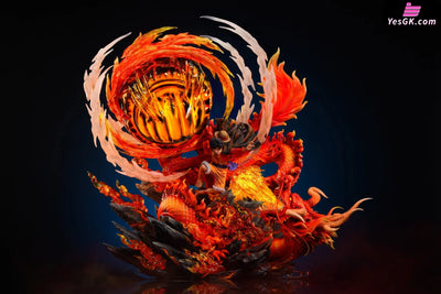 One Piece Luffy Vs Fire Dragon Gk Statue - Randian Studio [Pre-Order]