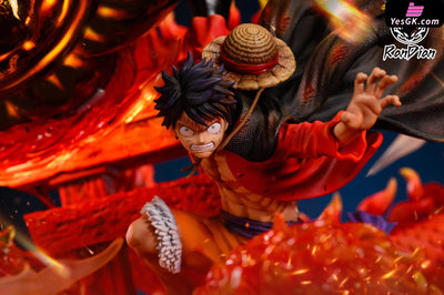 One Piece Luffy Vs Fire Dragon Gk Statue - Randian Studio [Pre-Order]