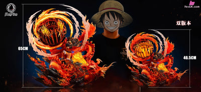 One Piece Luffy Vs Fire Dragon Gk Statue - Randian Studio [Pre-Order]