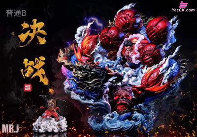 One Piece Luffy Vs Kaido Resin Statue - Mr.j Studio [In-Stock] Full Payment / Normal Cloth Version