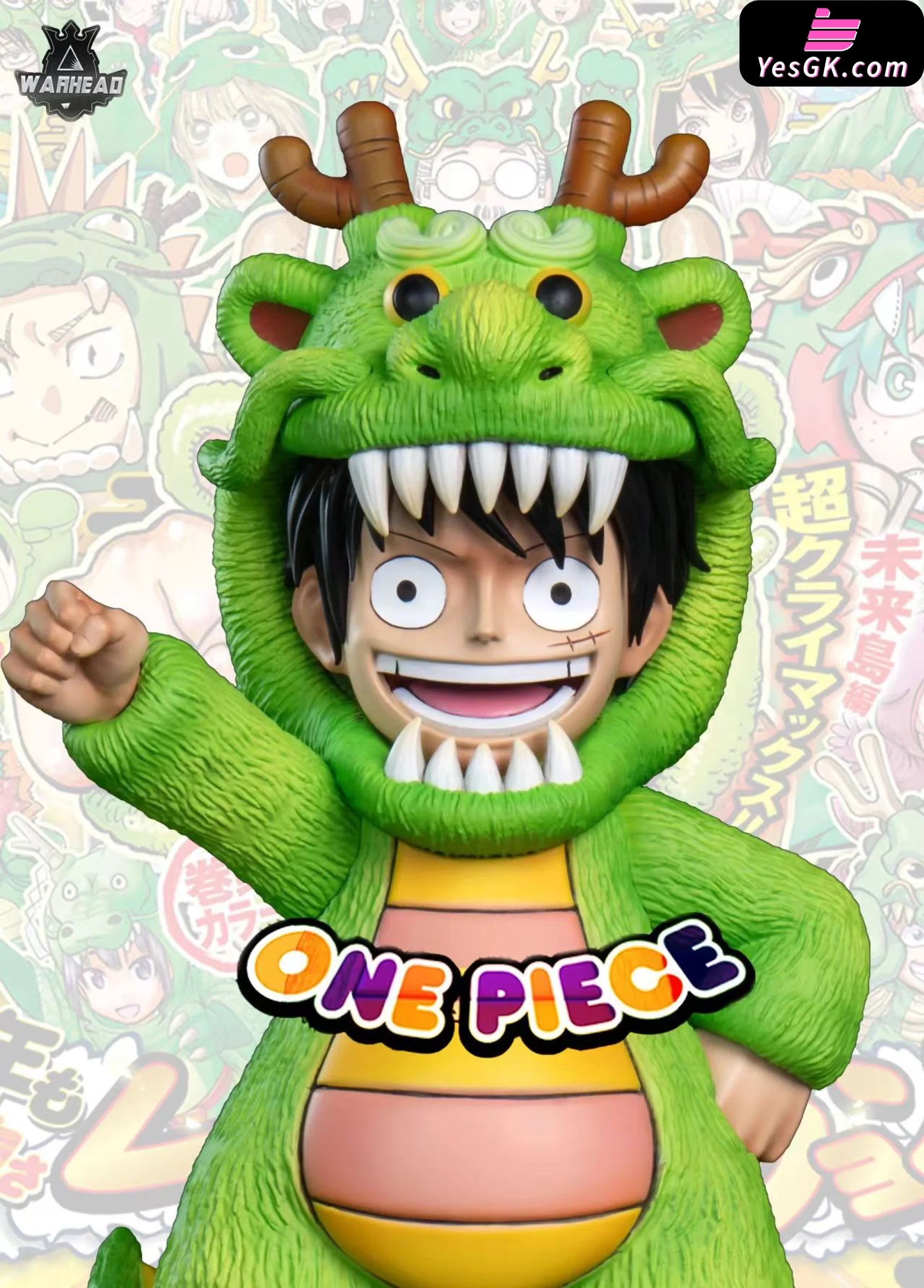 One Piece Luffy Wearing Doll Suit Cosplay Dragon Resin Statue - Warhead Studio [Pre-Order]