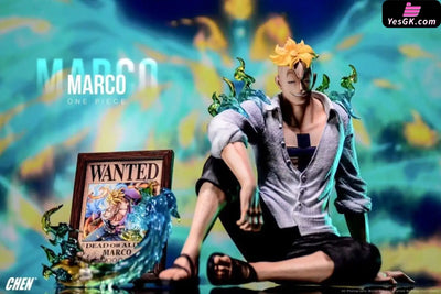 One Piece Marco GK Statue - BT Studio [In-Stock] - Full Payment / Marco + Frame - One Piece