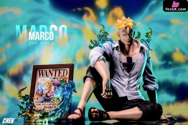 One Piece Marco GK Statue - BT Studio [In-Stock] - Full Payment / Marco + Frame - One Piece