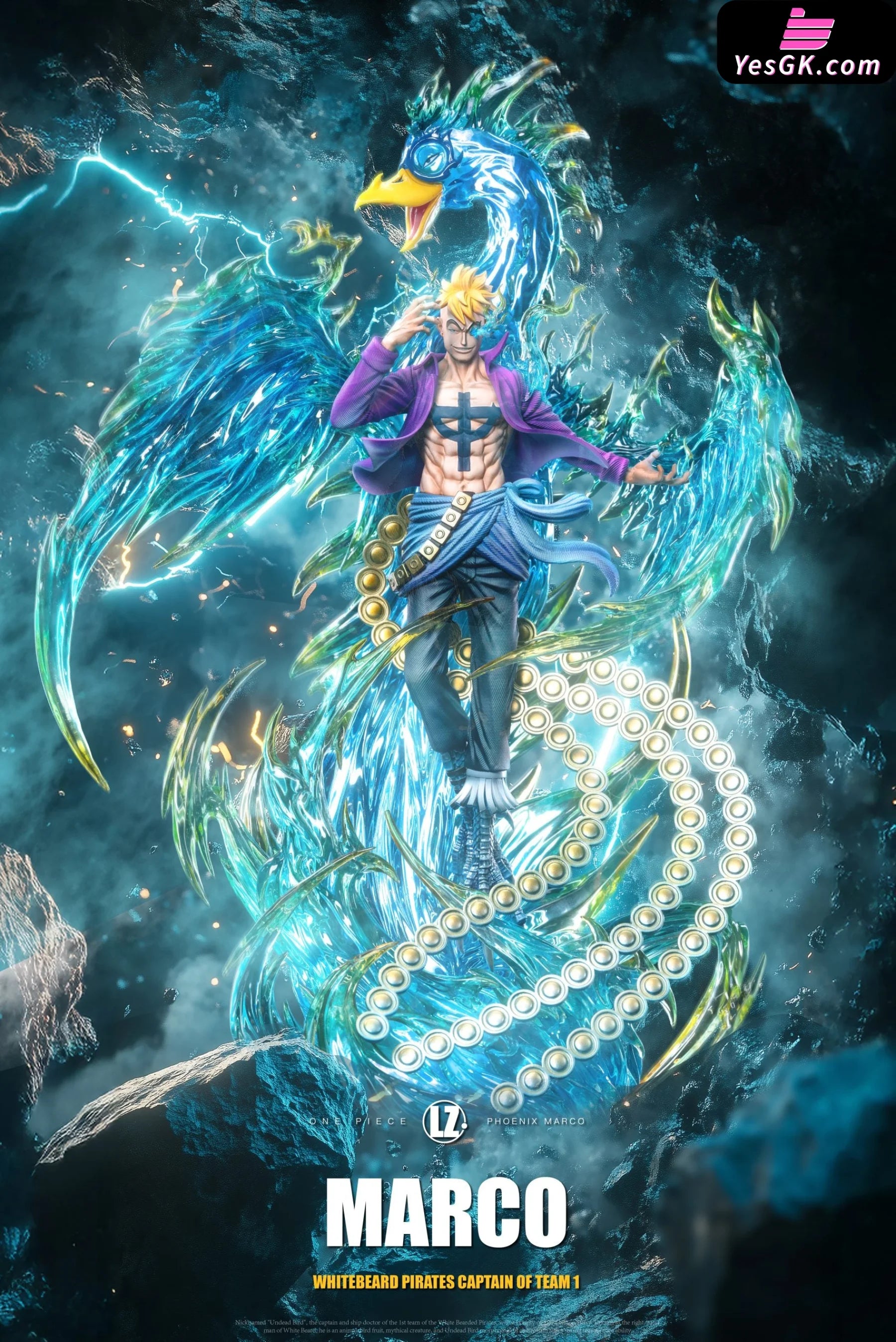 One Piece Marco the Phoenix GK Statue - LZ Studio [In-Stock] – YesGK