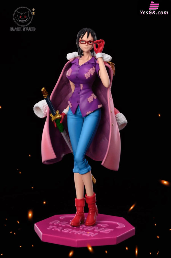 One Piece Marine Officer Captain Tashigi GK Statue - Black Studio [In-Stock] - One Piece