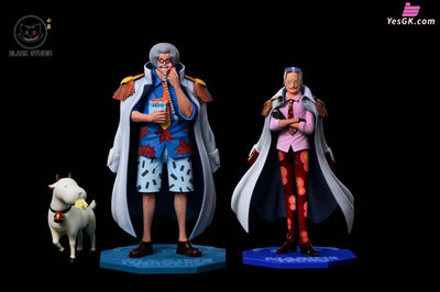 One Piece Marine Series Sengoku & Tsuru GK Statue - Black Studio [In-Stock] - One Piece