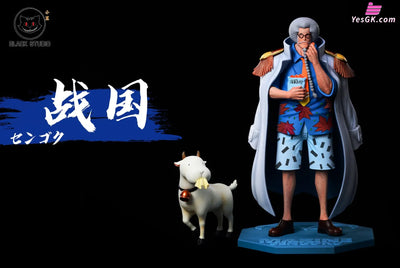 One Piece Marine Series Sengoku & Tsuru GK Statue - Black Studio [In-Stock] - One Piece