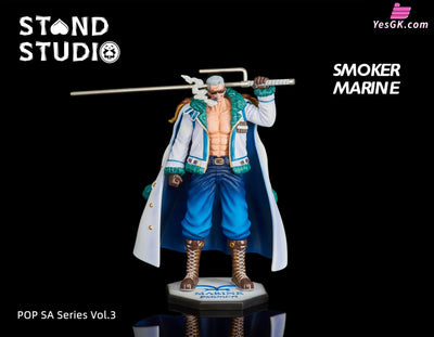 One Piece Marine Series Smoker POP GK Statue - Stand Studio [In-Stock] - Full Payment - One Piece