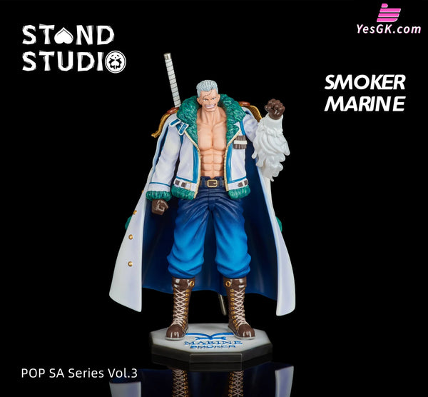 One Piece Marine Series Smoker POP GK Statue - Stand Studio [In-Stock] - Full Payment - One Piece