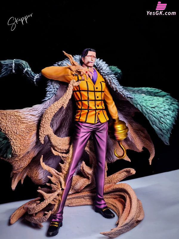 One Piece Marineford Arc 08 Crocodile GK Statue - C2 Studio [In-Stock] Full Payment / Yellow clothes One Piece