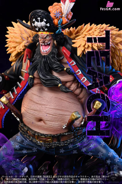One Piece Marshall D Teach GK Statue - WIFI Studio [In-Stock] - Full Payment / A. Black Shirt Verson - One Piece