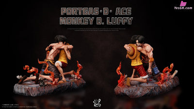 One Piece Memorable Scenes Series #6 Ace and Luffy’s farewell at Marineford GK Statue - Dream Lab Studio [Pre-Order]