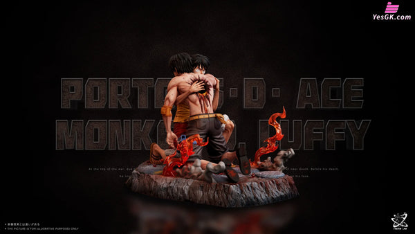 One Piece Memorable Scenes Series #6 Ace and Luffy’s farewell at Marineford GK Statue - Dream Lab Studio [Pre-Order]