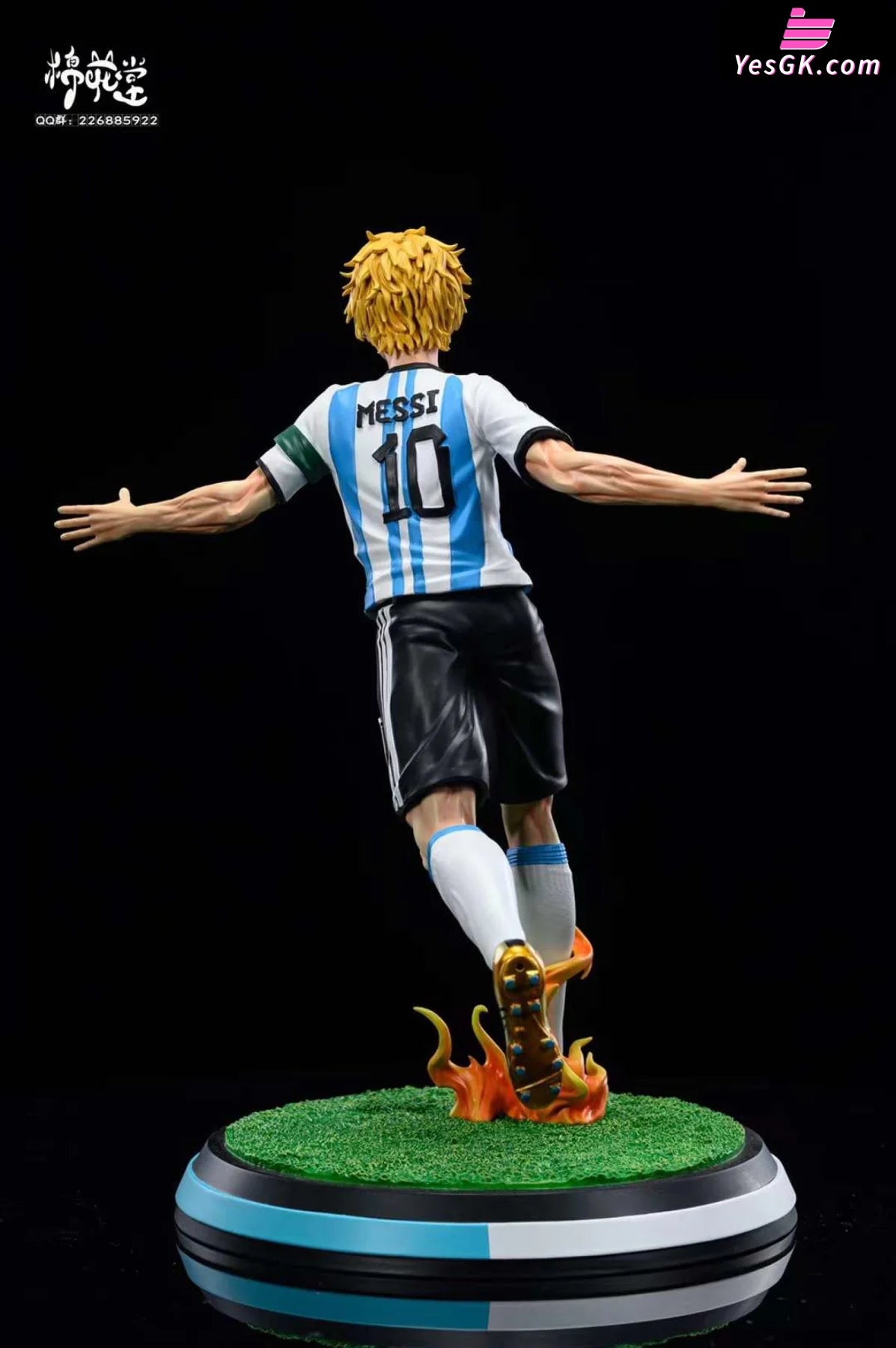 One Piece Messi Sabo From Straw Hat Three Brothers World Cup Chapter Resin Statue - M.h.t Studio