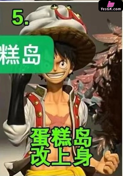 One Piece Monkey D. Luffy GK Statue - PZ Studio [In-Stock] Full Payment / Whole Cake Island Color One Piece