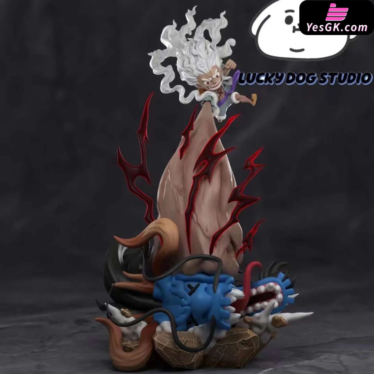 One Piece Monkey D. Luffy Resin Statue - Lucky Dog Studio [Pre-Order]