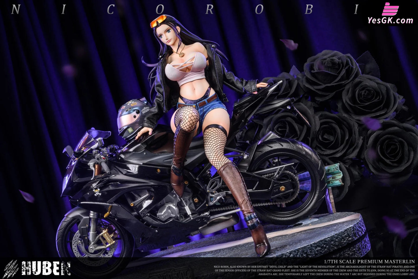 One Piece Motorcycle Girl 02 Nico Robin Statue - Huben Studio [Pre-Order]