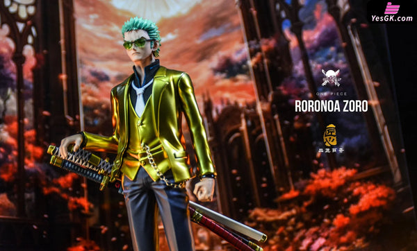 One Piece Mq053 - Golden City Ver Zoro (Pop Ratio) Statue - Pin Jiang Meng Qi Studio [Pre - Order]