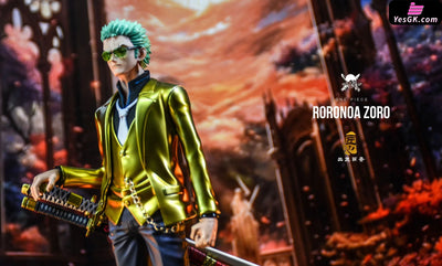 One Piece Mq053 - Golden City Ver Zoro (Pop Ratio) Statue - Pin Jiang Meng Qi Studio [Pre - Order]