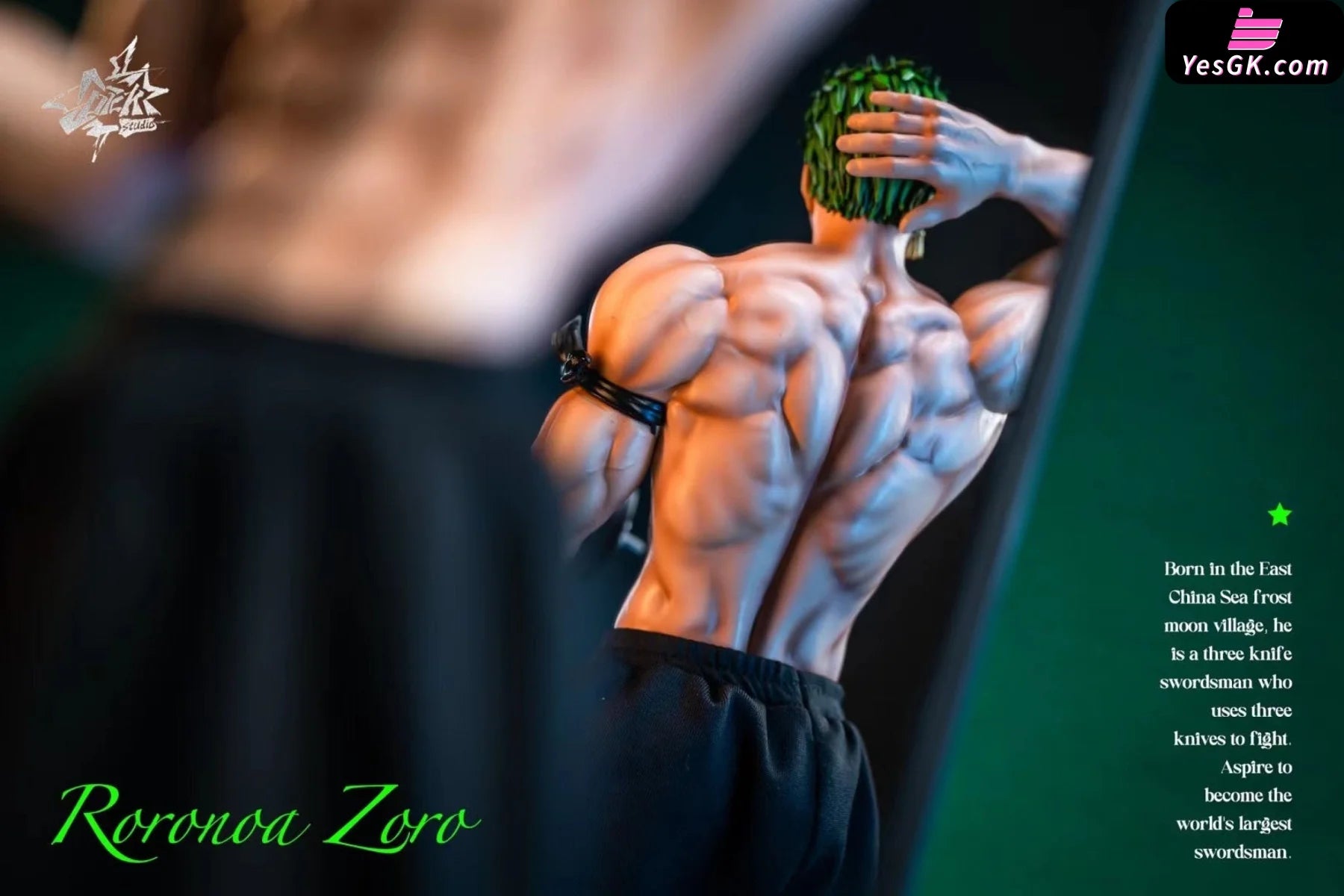One Piece Muscle Roronoa Zoro Resin Statue - DICK Studio YesGK One Piece Muscle Roronoa Zoro Resin Statue - DICK Studio YesGK
