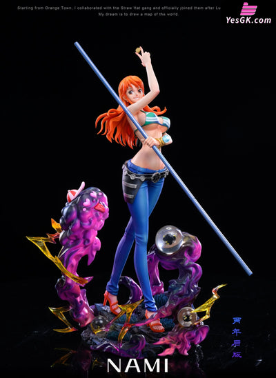 One Piece Nami GK Statue - LX Studio [Pre-Order] Full Payment / Two years later version(Purple Cloud) One Piece