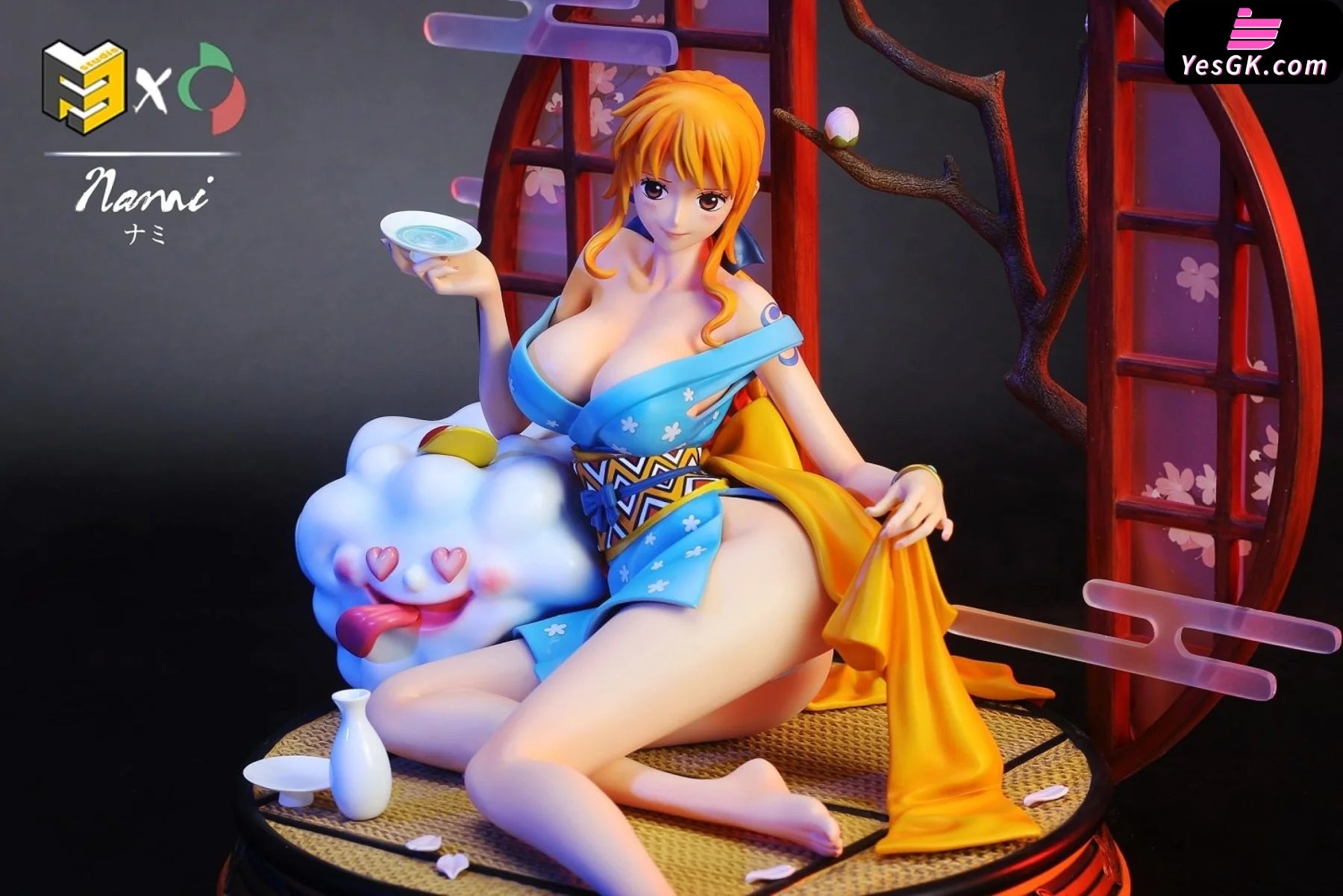One Piece Nami In Kimono Statue - F3 Studio [In Stock] Onepiece