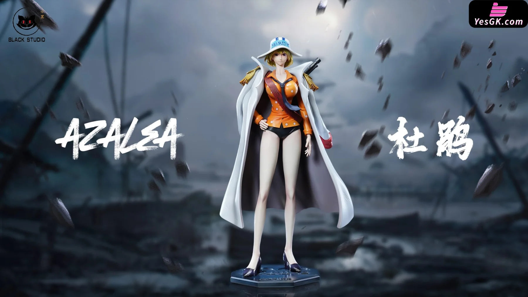 One Piece Navy Series #25 Isuka & Hototogisu GK Statue - Black One Piece Navy Series #25 Isuka & Hototogisu GK Statue - Black