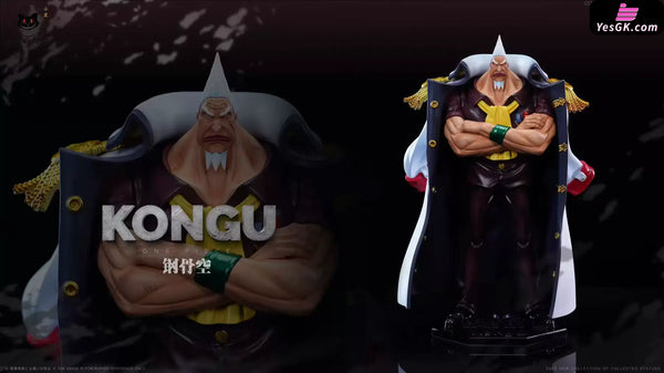 One Piece Navy Series Kongu & Marine GK Statue - Black Studio [Pre-Order Closed] - One Piece