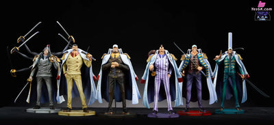 One Piece Navy Series Onigumo & Yamakaji & Stainless & Momonga & Strawberry & Doberman & Shu GK Statue - Tian Xie She