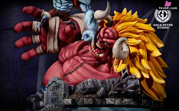 One Piece Nightmare luffy VS Oz GK Statue - Gold Peter Studio [In-Stock] - Full Payment - One Piece