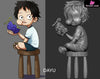 One Piece Nika Monkey D. Luffy Vs Kaidou Resin Statue - Dayu Studio [Pre-Order]