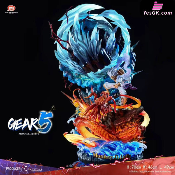 One Piece Nikka Luffy GEAR 5 Statue (Licensed) - Light Year Studio [Pre-Order] - Deposit / Red Dragon - One Piece
