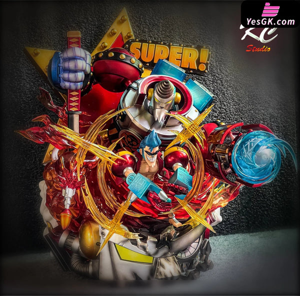 One Piece No.8 Franky WCF GK Statue - KC Studio [In-Stock] - Full Payment / High-end Franky Transparent - One Piece