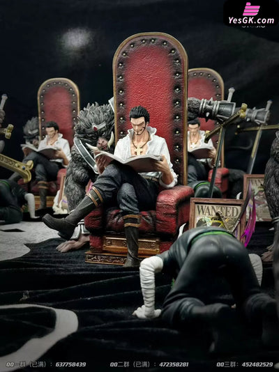 One Piece Oka Shichibukai #5 Seated Dracule Mihawk Statue - BT Studio [In-Stock] One Piece
