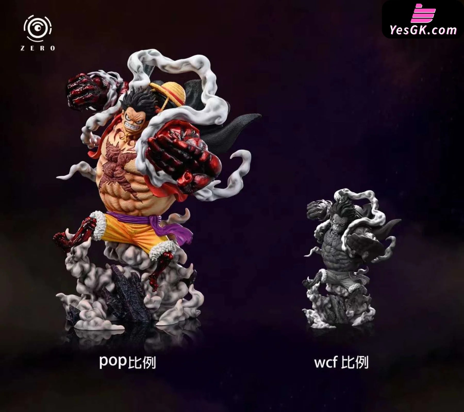gear 4 figure One Piece Onigashima Gear 4 Luffy Statue